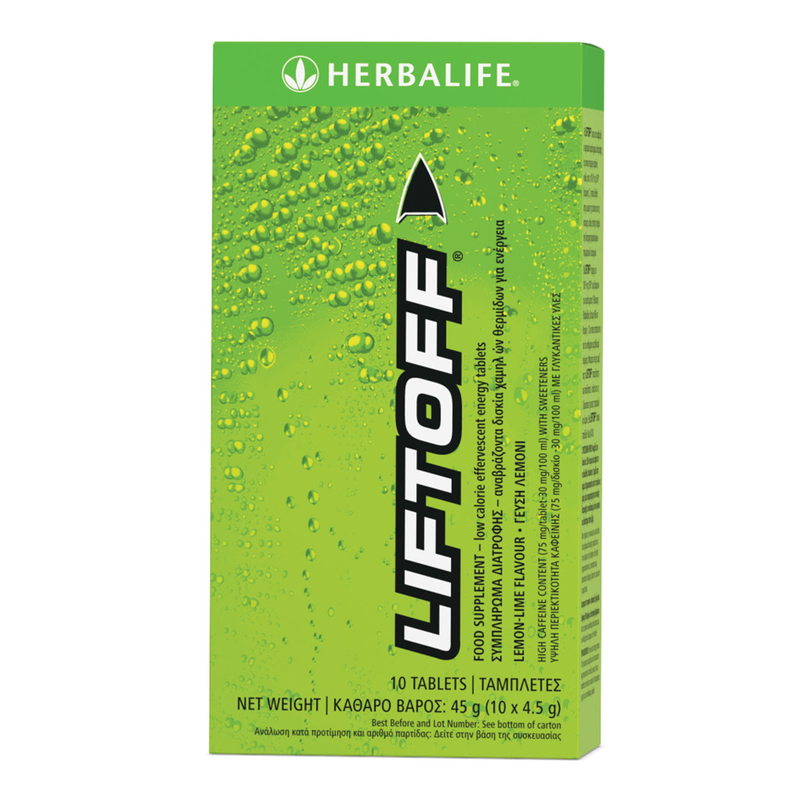 Herbalife LiftOff® Lemon-Lime 10 Tablets
