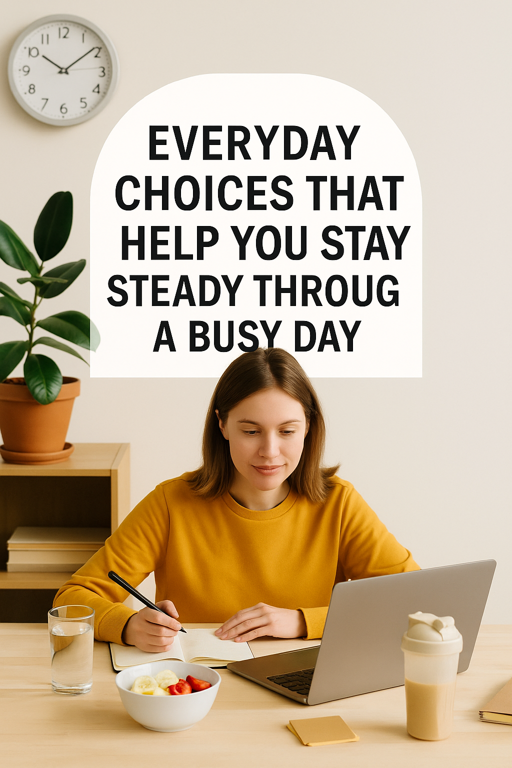 Everyday Choices That Help You Stay Steady Through a Busy Day