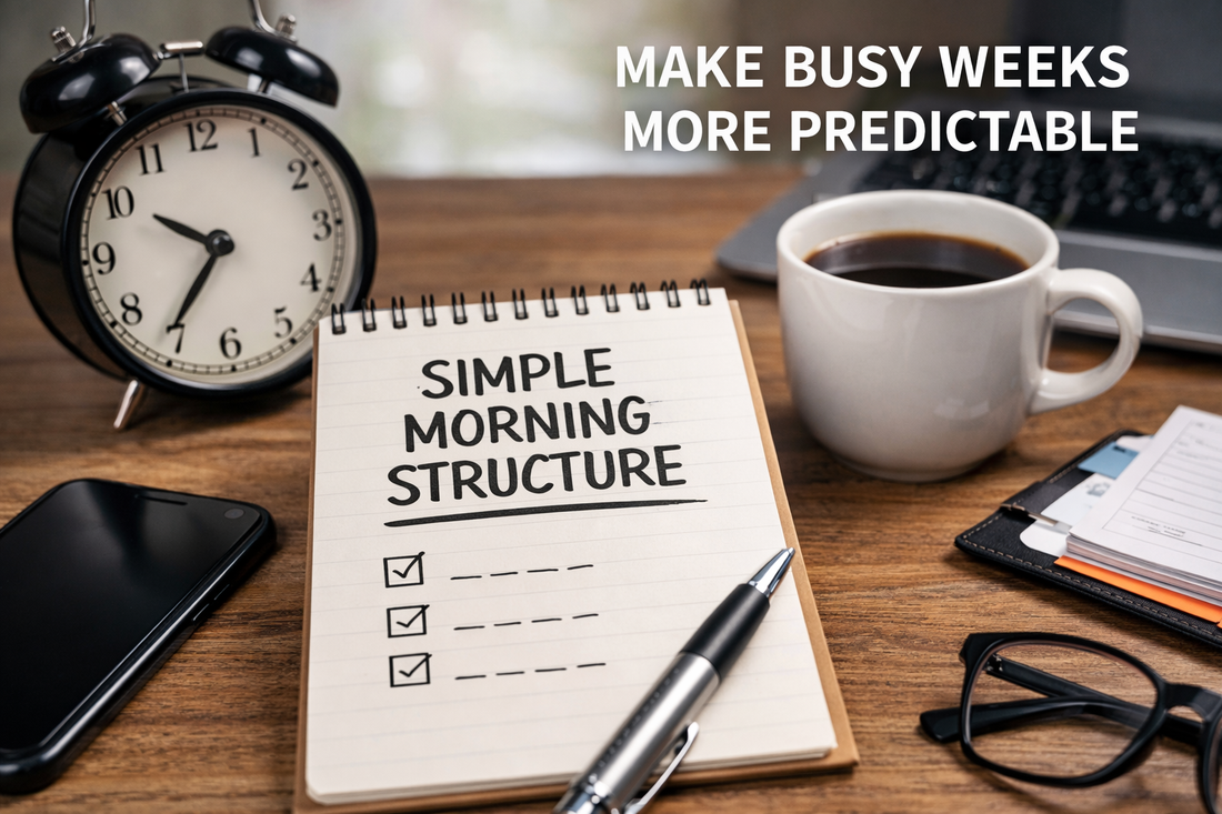 Why Simple Morning Structures Make Busy Weeks More Predictable