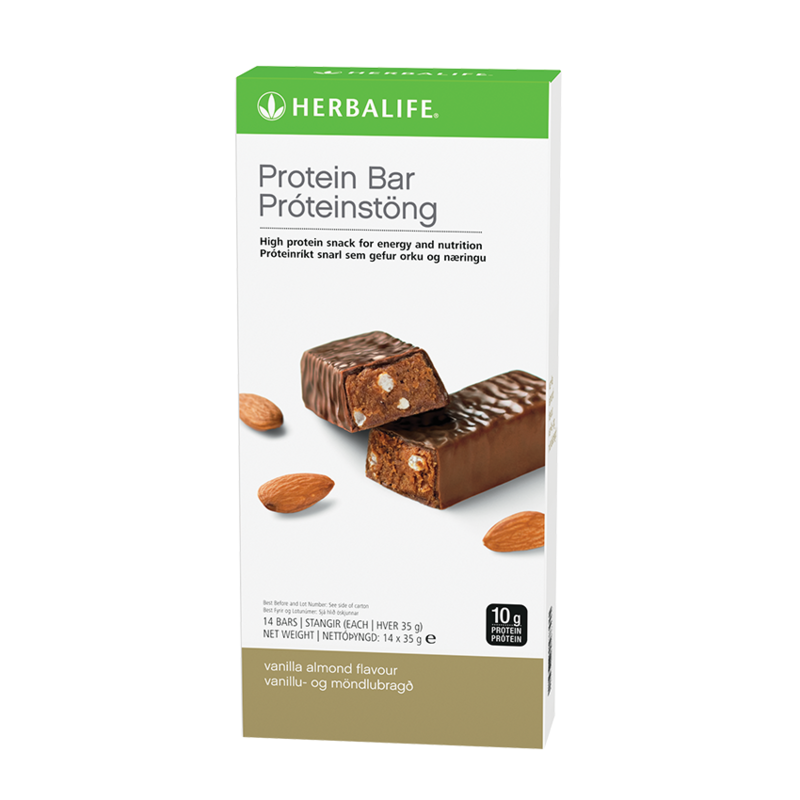Herbalife Protein Bars – 14 bars per box (Citrus Lemon & Vanilla Almond)