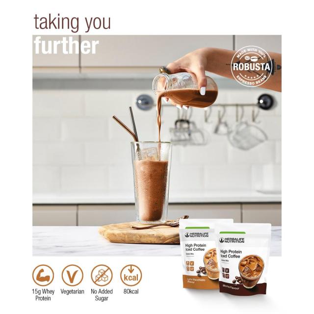 High Protein Iced Coffee Latte Macchiato 308 g