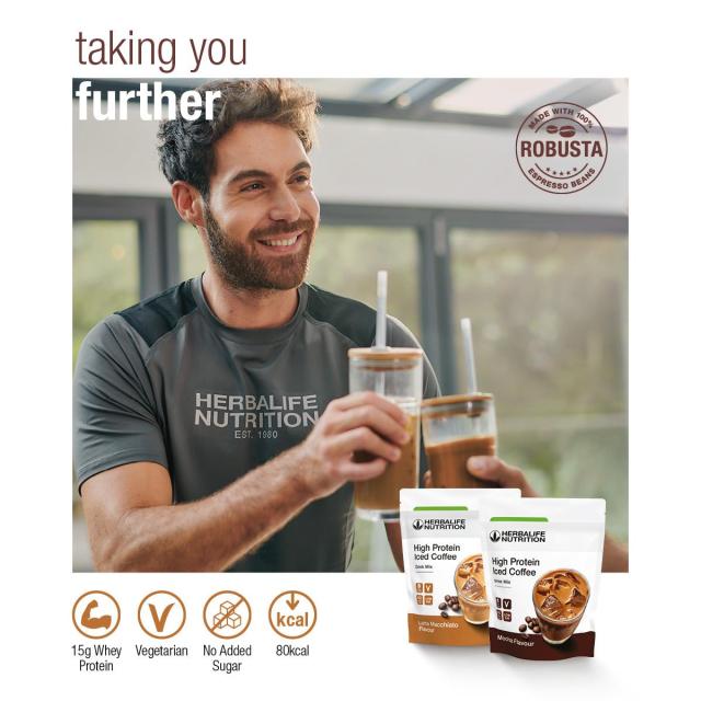 High Protein Iced Coffee Latte Macchiato 308 g