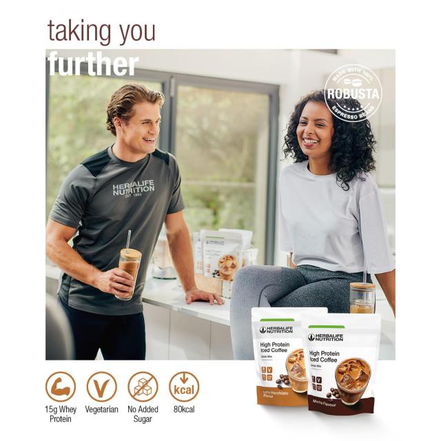 High Protein Iced Coffee Latte Macchiato 308 g