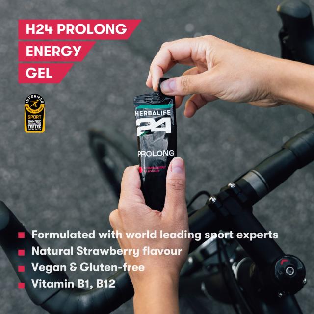Herbalife24® Prolong Energy Gel Strawberry | 10 Sachets