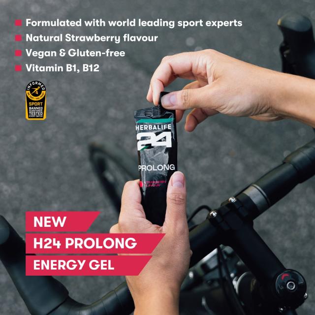 Herbalife24® Prolong Energy Gel Strawberry | 10 Sachets