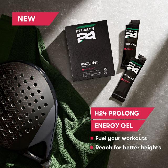Herbalife24® Prolong Energy Gel Strawberry | 10 Sachets